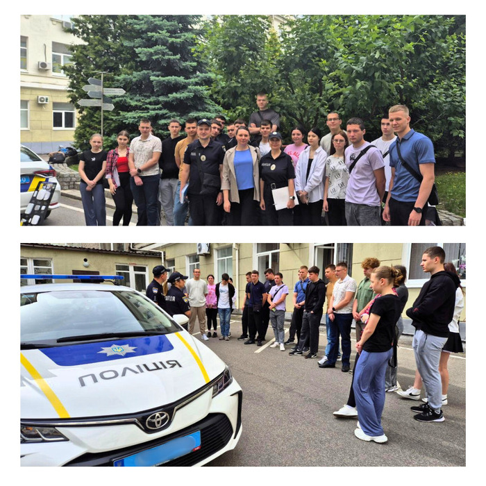 Практичне заняття від Управління поліції охорони в Дніпропетровській області для здобувачів ОП «Правоохоронна діяльність»